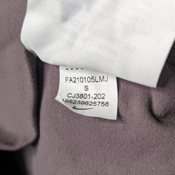 Nike Yoga Dri-Fit Leggings High Waist Moisture Wicking Purple Size S - Picture 6 of 6